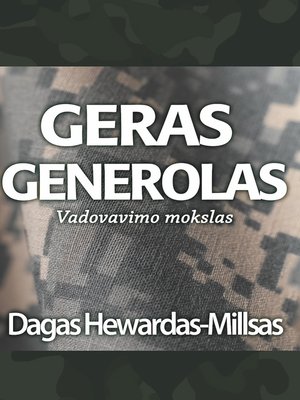 cover image of Geras generolas
